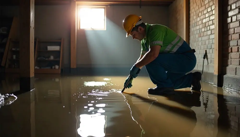 Professional water damage restoration services in Thornton, PA